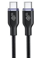 USB C - USB C 60W Glamour cable 1.5m black