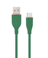 Type-C USB charging and data cable, 1.5 m, green