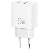 Charger 30W 1xUSB-C 1xUSB-A Fast charging w