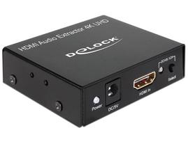HDMI Stereo / 5.1 Kanal Audio Extractor 4K, Adapter schwarz