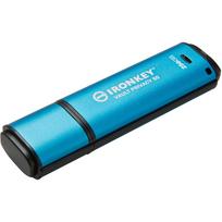 IronKey Vault Privacy 50 256GB, USB-Stick hellblau/schwarz, USB-A 3.2 Gen 1