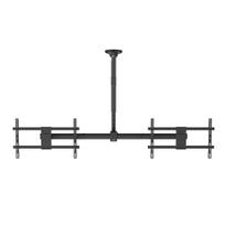 Maclean ceiling mount for two TVs, max load 2x40kg, 34-60, max VESA 600x400, MC-111 B