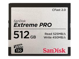 SanDisk Extreme Pro - Flash-Speicherkarte - 512GB - CFast 2,0 (SDCFSP-512G-G46D)