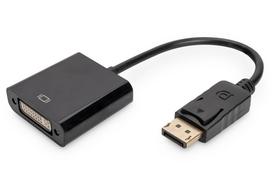 Assmann DisplayPort adapter cable. DP - DVI (24+5) M/F. 0.15m.w/interlock. DP 1.1 compatible. UL. bl. w/o shielding. 32AWG (AK-340409-001-S)