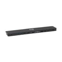 USB-C Dock, Triple Display - 4K HDMI & DP, VGA, USB 3.2 Gen 1, USB-A/C Hub, GbE, 100W PD Charging