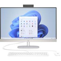 HP 27-cr0007ng - All-in-One (Komplettlösung) - Ryzen 5 7520U / 2,8 GHz - RAM 16GB - SSD 512GB - NVMe - Radeon Graphics - 1GbE, Bluetooth 5,3, Wi-Fi 6 - WLAN: 802,11a/b/g/n/ac/ax, Bluetooth 5,3 - Win 11 Home - Monitor: LED 68,6 cm (27) 1920 x 1080 (Full HD) - Tastatur: Deutsch - Shell White, texturierte Oberfläche (876N6EA#ABD)