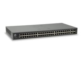 LevelOne FGU-5021 - Switch - nicht verwaltet - 48 x 10/100 + 2 x Kombi-Gigabit-SFP - an Rack montierbar (FGU-5021)