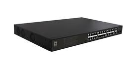 LevelOne GEP-2821 Netzwerk-Switch Unmanaged Gigabit Ethernet (10/100/1000) Power over Ethernet (PoE) 1U Schwarz (GEP-2821)