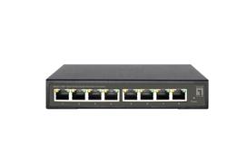 LevelOne Hilbert 8-Port Gigabit PoE Smart Lite Switch, 802.3at/af PoE, 8 PoE Ausgänge, 112.8W PoE-Leistungsbudget, Managed, L2, Gigabit Ethernet (10/100/1000), Vollduplex, Power over Ethernet (PoE)