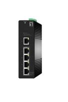 LevelOne Hilbert 5-Port Industrial Gigabit PoE Smart Lite Switch, 4 PoE-Ausgänge, 802.3at/af PoE, Managed, L2, Gigabit Ethernet (10/100/1000), Vollduplex, Power over Ethernet (PoE)