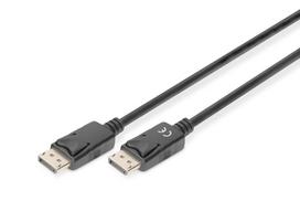 DIGITUS - DisplayPort-Kabel - DisplayPort (M) bis DisplayPort (M) - DisplayPort 1.2 - 3 m - 4K Unterstützung - Schwarz