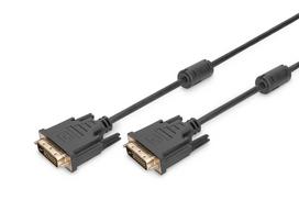 ASSMANN Monitorkabel DVI 2m Dual Link St/St 2Ferrit Kerne Anschlusskabel K8 bulk 24+1 (AK-320101-020-S)