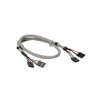 InLine® USB 2.0 Extension Internal 2x 4 Pin Post Connector / Post Socket, 0.60m