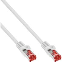 InLine - Patch-Kabel - RJ-45 (M) - RJ-45 (M) - 1,0m - S-STP/PIMF - (Kategorie 6) - Weiss (76411W)