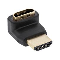 InLine - Video- / Audio-Adapter - HDMI - HDMI, 19-polig (M) - HDMI, 19-polig (W) - Winkelanschluss (17600F)