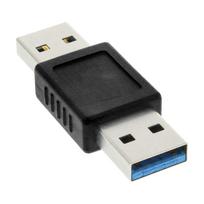 InLine - USB-Adapter - 9-polig USB Typ A (M) - 9-polig USB Typ A (M) (USB / USB2.0 / USB3.0) - Blau (35300T)