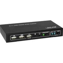 InLine 2x1 HDMI KVM Switch - KVM-/Audio-/USB-Switch - 2 x KVM/Audio/USB - 1 lokaler Benutzer - Desktop (62602I)