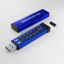 iStorage - datAshur Pro 32GB - USB3.0 - Alu - Military Grade, XTS-AES 256-bit HW encryption, FIPS 140-2 L3 - Waterproof - boot delay future - Keypad