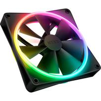 F140 RGB DUO Single 140x140x25, Gehäuselüfter schwarz, Einzellüfter, ohne Controller, 140 mm
