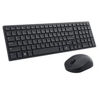 Dell Pro Compact Silent Keyboard and Mouse - KM555 - Tastatur-und-Maus-Set - kabellos - 2,4 GHz, Bluetooth 5,1 - QWERTZ - Deutsch - Schwarz - mit 3 years NBD Advance Exchange (KM555-BLK-GER)