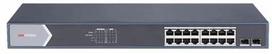 Hikvision Smart Managed Series DS-3E1518P-SI - Switch - Smart - 16 x 10/100/1000 (PoE+) + 2 x Gigabit SFP - Desktop - PoE+ (225 W) (DS-3E1518P-SI)