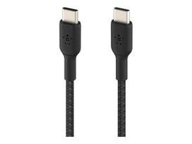 Belkin BOOST CHARGE braided Cab. USB-C/USB-C 15cm sw.CAB004BT0MBK