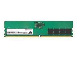 Transcend JetRAM - DDR5 - Modul - 8GB - DIMM 288-PIN - 4800 MHz / PC5-38400 - CL40 - 1.1 V - ungepuffert - on-die ECC (JM4800ALG-8G)