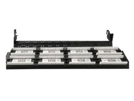 Patch Panel 48 Ports 19 'Cat.6 with cable management function black