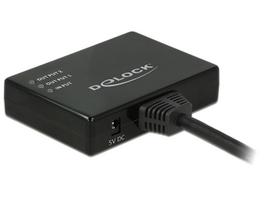 Splitter 1x HDMI Stecker > 2x HDMI out 4K, HDMI Splitter (schwarz, 60cm)