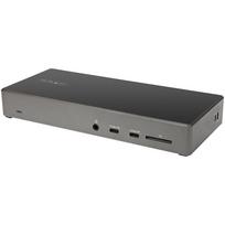StarTech.com USB-C Dock - Dreifach 4K Monitor - USB Typ-C Dockingstation - 100 W PD 3.0 - DP 1.4 Alt Mode & DSC, 2x DisplayPort 1.4/HDMI 2.0 - 6xUSB (2x 10Gbps)