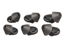 HP POLY Poly - Ohrstöpsel für Bluetooth-Headset - medium - Schwarz (Packung mit 2) - für Poly Voyager 6200 (85Q33AA)