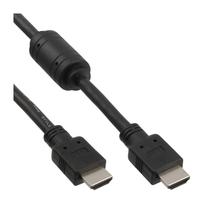 InLine - HDMI Kabel, HDMI-High Speed, Stecker / Stecker, schwarz, mit Ferrit, 3m