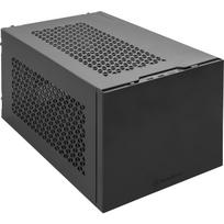 SilverStone SUGO SG15B - Cube - Mini-DTX - keine Spannungsversorgung (ATX / PS/2)