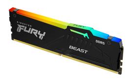 DIMM 32GB DDR5-6400, Arbeitsspeicher schwarz, KF564C32BBEA-32, FURY Beast RGB, INTEL XMP, AMD EXPO