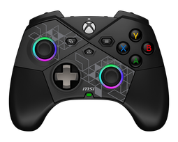 MSI FORCE PRO W CONTROLLER Black USB 2.0 Gamepad Analogue / Digital Android, PC, Xbox One S, Xbox One X, Xbox Series S, Xbox Series X