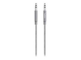 Linksys Belkin MIXIT Aux Cable - Audiokabel - Mini-Phone Stereo 3.5 mm (M) - Mini-Phone Stereo 3.5 mm (M) - 1.22 m - Grau (AV10164BT04-GRY)