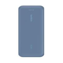 Belkin BoostCharge - Powerbank - mit integriertem Kabel - 20000 mAh - 30 Watt - PD - 3 Ausgabeanschlussstellen (2 x USB-C, USB)