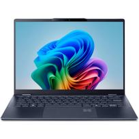 Acer Swift 14 AI SF14-51 - 180°-Scharnierdesign - Intel Core Ultra 7 258V / 2,2 GHz - Evo - Win 11 Home - Intel Arc Graphics 140V - 32GB RAM - 1,024TB SSD NVMe - 35,6 cm (14) OLED 2880 x 1800 (WQXGA+) @ 90 Hz - Wi-Fi 7, Bluetooth - Steam Blue - kbd: Deutsch (NX.J2KEG.008)