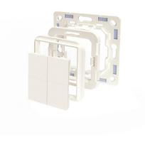 Shelly · Plug & Play Zubehör·BLU Wall Switch 4 Adapter Busch-Jaeger· (Shelly_B_A_WS_4_B)