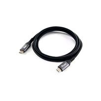 Equip USB 4 Gen 3 C zu C Kabel - M/M - 2,0 m - PD3.1 240W - 8K/60Hz - 40Gbps - Schwarz (128383)