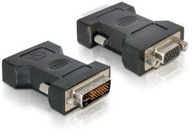 Delock - VGA-Adapter - DVI-I (M) zu HD-15 (VGA) (W) - Daumenschrauben - für P/N: 95253 (65016)