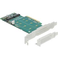 Delock PCIe x8 to 2 x NVMe M.2 Key M Card