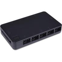 Core 10x 4-Pin PWM Splitter, Lüftersteuerung schwarz, mit SATA-Stromanschluss