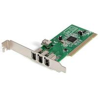 StarTech.com 4 Port 1394a FireWire PCI Schnittstellenkarte - 3x extern 1x intern - FireWire-Adapter - PCI - Firewire - 3 Anschlüsse (PCI1394MP)
