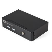 StarTech.com 2 Port USB HDMI KVM Switch mit Audio und USB2.0 Hub - KVM-/Audio-/USB-Switch - USB - 2 x KVM/Audio/USB - 1 lokaler Benutzer - Desktop (SV231HDMIUA)
