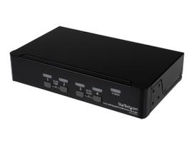 StarTech.com 4 Port DisplayPort USB KVM Switch mit Audio - DisplayPort Desktop KVM Umschalter - KVM-/Audio-/USB-Switch - USB - 4 x KVM/Audio/USB - 1 lokaler Benutzer - Desktop (SV431DPUA)