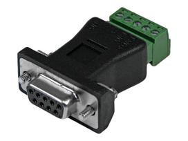 StarTech.com RS422 RS485 Seriell DB9 auf Klemmleiste - Serieller Adapter - 5-poliger Anschlussblock bis DB-9 (M) - Schwarz - für P/N: PCI2S232485I (DB92422)