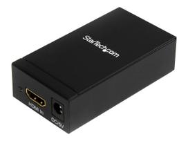 StarTech.com HDMI auf Displayport aktiv Adapter / Konverter mit bis zu 1920x1200 (Buchse/Buchse) - Videokonverter - Schwarz (HDMI2DP)