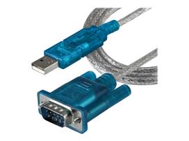 StarTech.com USB2.0 auf Seriell Adapter Kabel - USB zu RS232 / DB9 Konverter 0,9m - Serieller Adapter - USB - RS-232 (ICUSB232SM3)