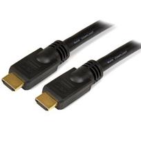 StarTech.com High Speed HDMI-Kabel - HDMI Ultra HD 4k x 2k Verbindungskabel - St/St - Video- / Audiokabel - HDMI - 24 AWG - HDMI, 19-polig (M) - HDMI, 19-polig (M) - 15,0m - abgeschirmt - Schwarz (HDMM15M)